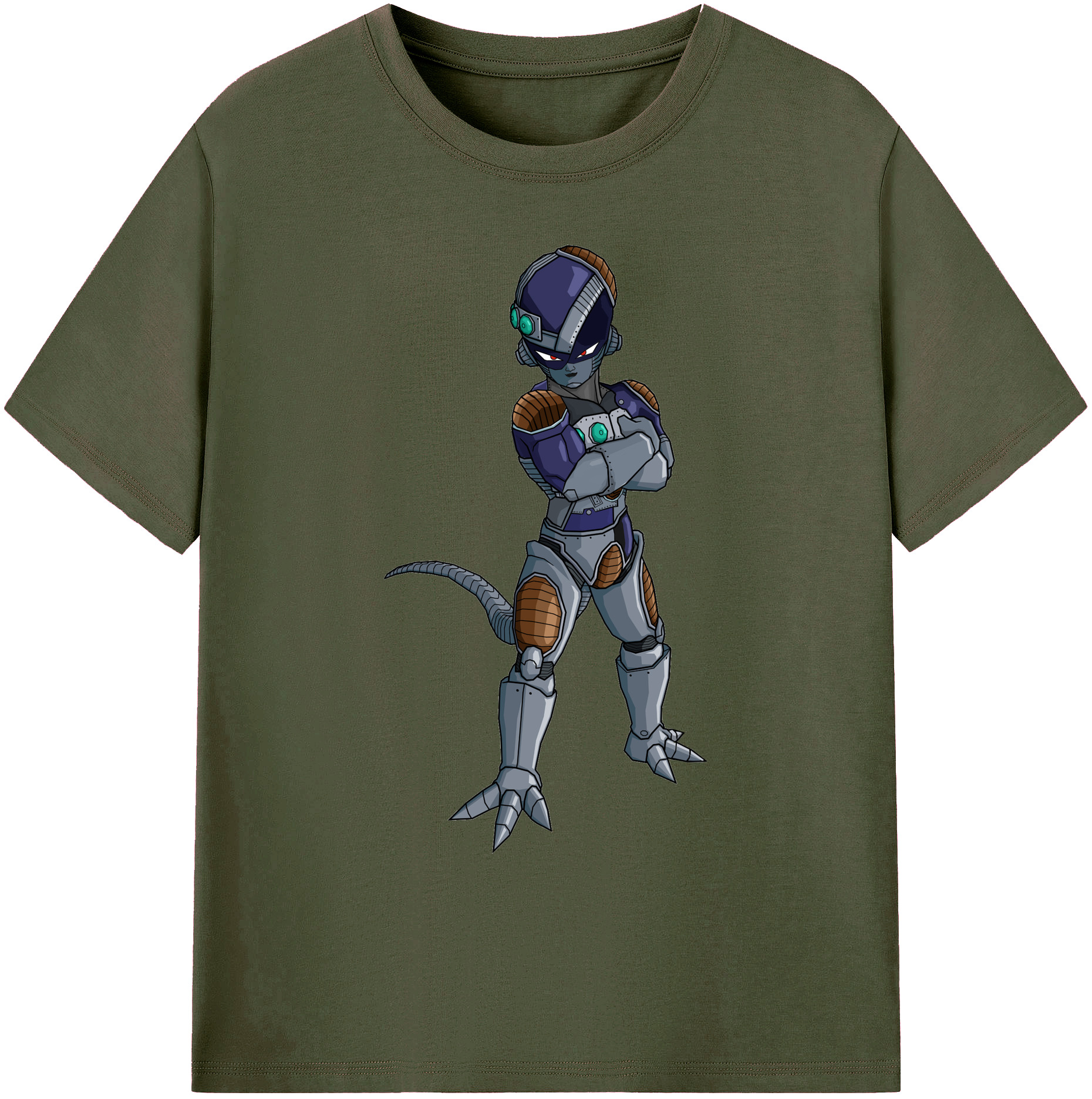 （画像用） ドラゴンボール フリーザ DRAGON BALL Frieza 綿100％ メンズ半袖Tシャツ｜肌触りやわらか＆通気性